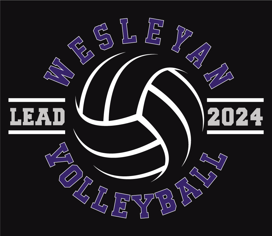 Wesleyan Volleyball Lead 2024 - Nike Dri-FIT Cotton/Poly Long Sleeve Tee Black