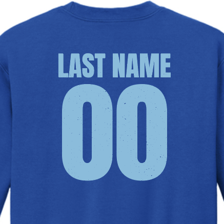 NEOFC SOCCER Royal with Custom Name and Number
