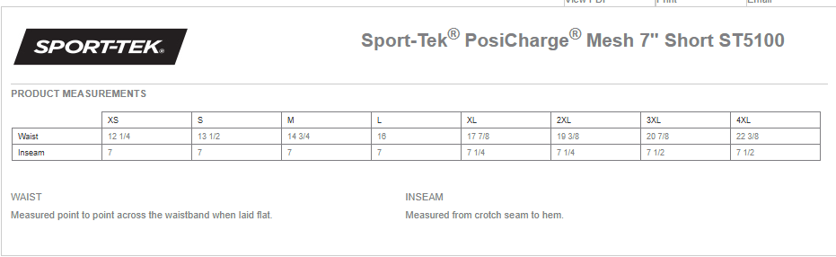 NEW Sport-Tek® ADULT PosiCharge® Mesh 7” Short Purple with W logo