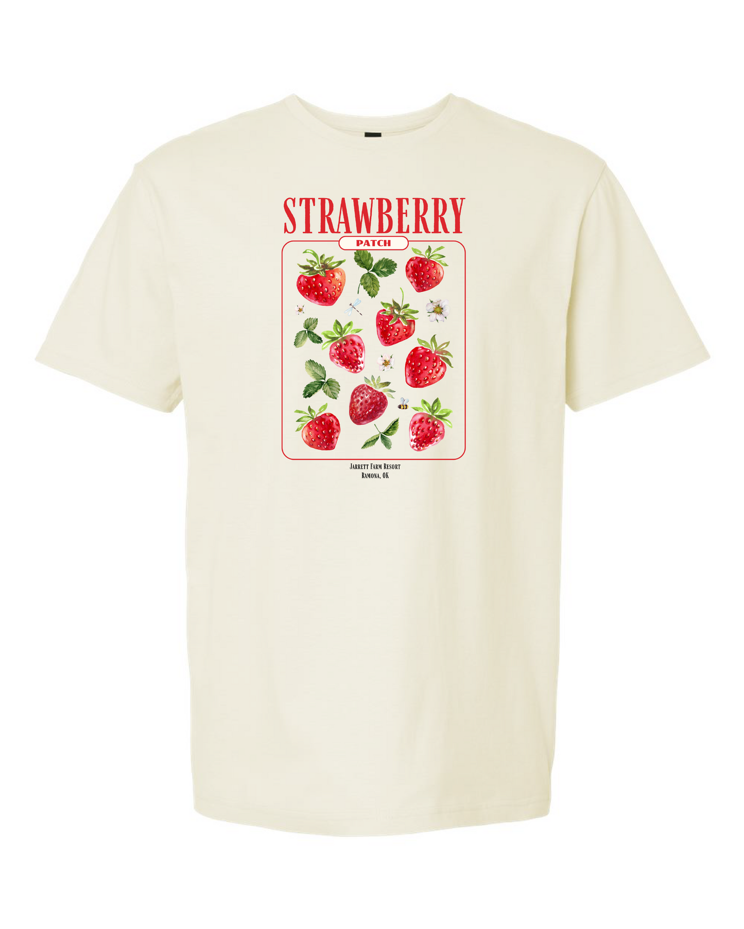 Strawberry Jarrett Farms - Natural Gildan T-shirt