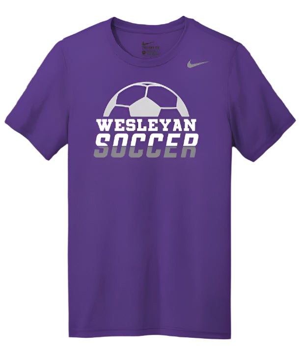 Wesleyan Soccer Nike rLegend Shirt - Purple and Black - Adult and Youth sizes (DV7299, DV7317) (Copy)