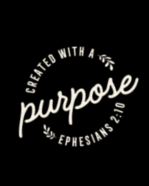 Women's Conference MADE WITH A PURPOSE T-Shirt - BELLA+CANVAS 3001CVC - Heather Mauve