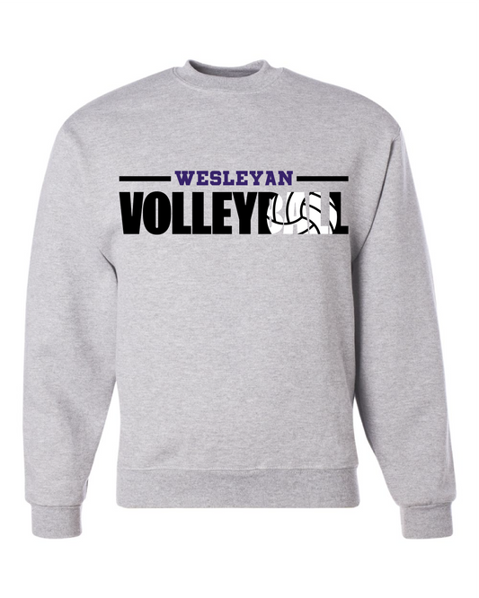 Wesleyan Volleyball Crewneck Sweatshirt