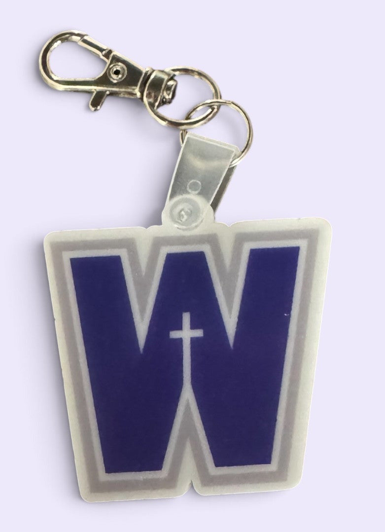 WCS "W" Keychain/Bagtags