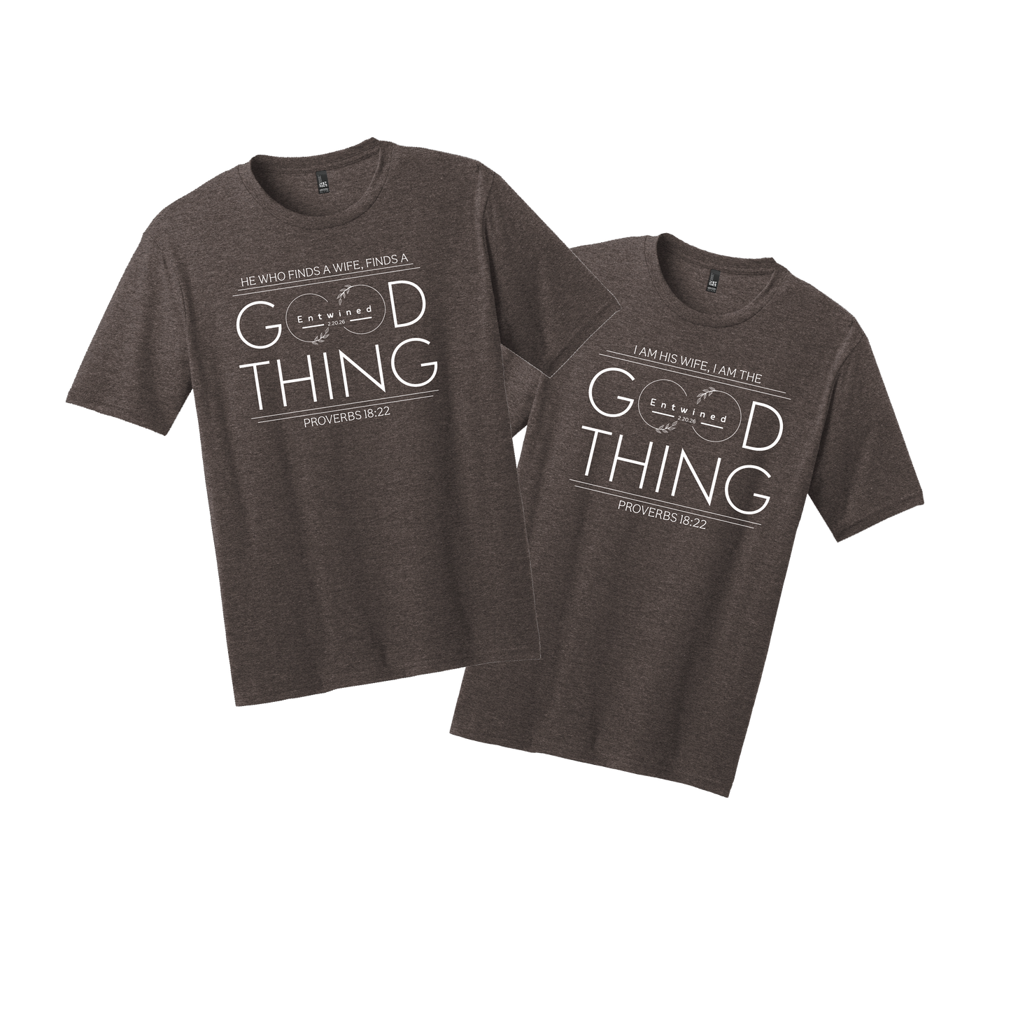 GOOD THING Husband and Wife Shirts - Entwined Marriage Conference 2026