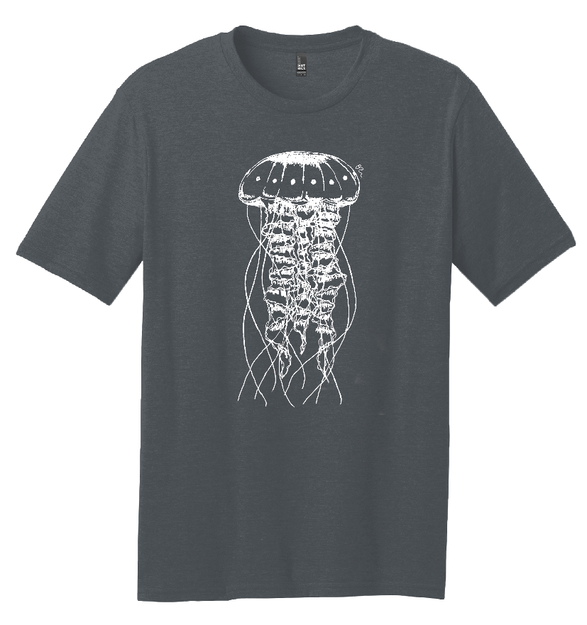 Jellyfish - Charcoal District Very Important Tee Shirt - Adult and Youth Sizes