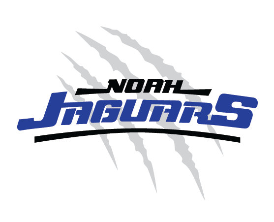 Noah Jaguars Logo with Claw Bella+Canvas T-shirt - Adult, Youth, and Toddler Sizes - Grey, White, Black and Royal