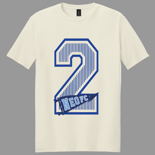 NEOFC Flag with Custom Number Short Sleeve Tshirt