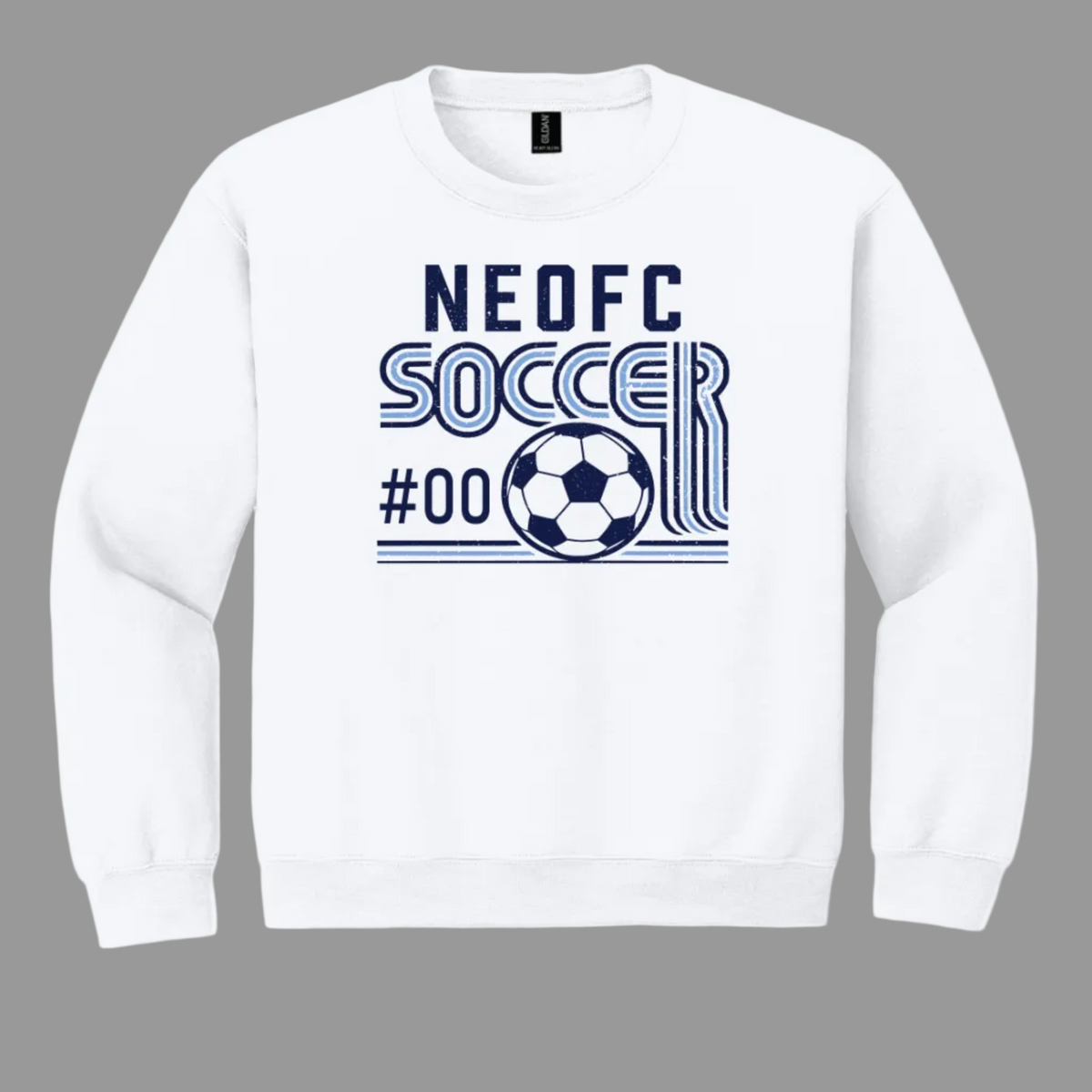 NEOFC SOCCER White with Custom Number