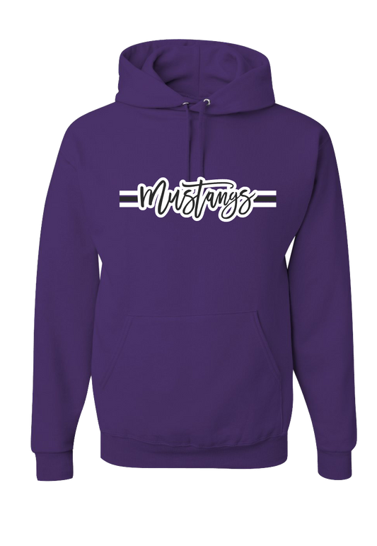 Purple Mustang Hoodie - Youth and Adult sizes